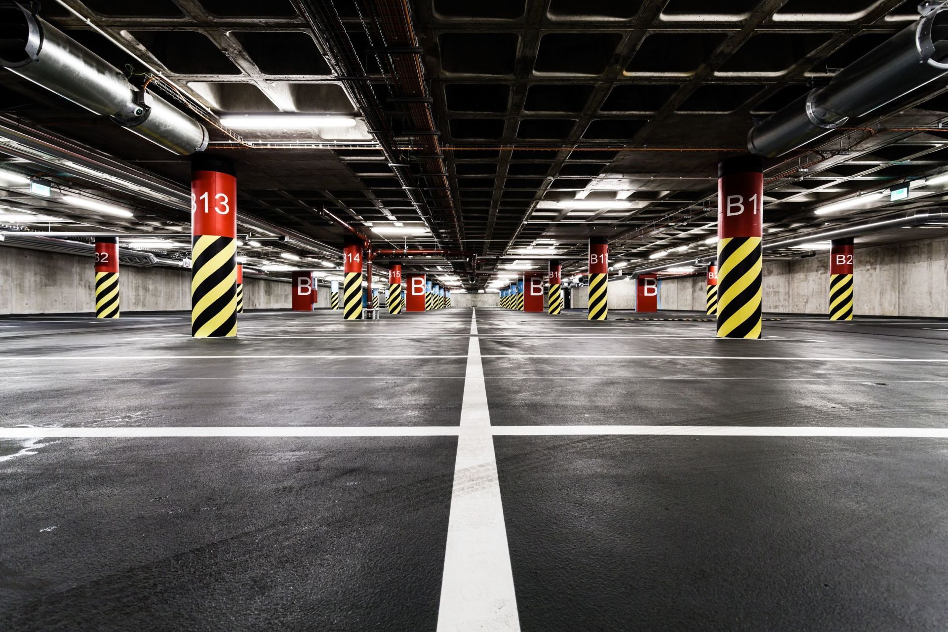 Parking Lot Lighting Installation